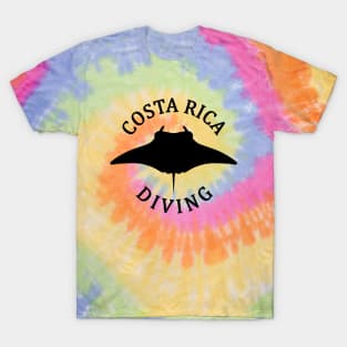 Costa Rica Manta Ray Scuba Diving T-Shirt